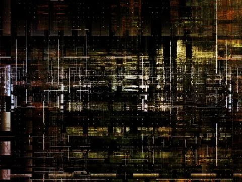 Technological Grunge Texture. Illustrazione stock