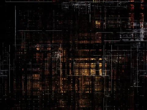 Technological Grunge Texture. Stock Illustration