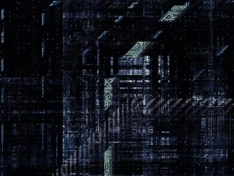 Technological Grunge Texture. イラスト素材