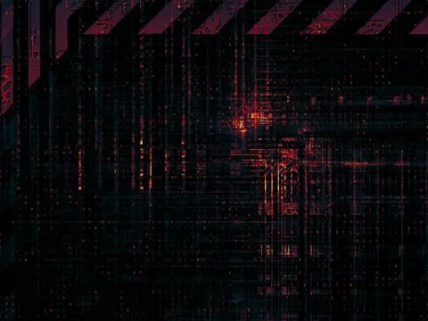 Technological Grunge Texture. Stock Illustration