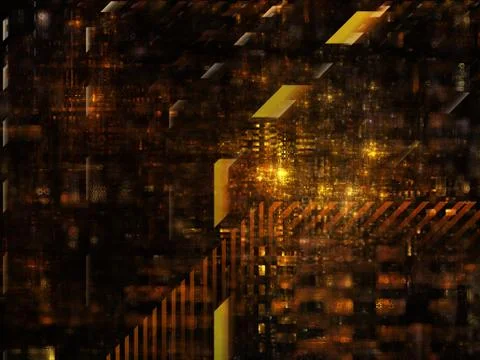 Technological Grunge Texture. Stock Illustration