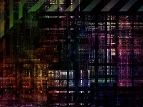 Technological Grunge Texture. Stock Illustration