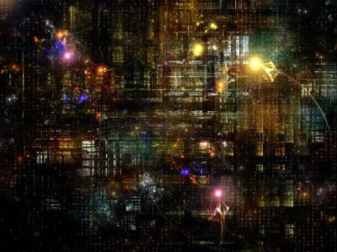 Technological Grunge Texture. 스톡 일러스트