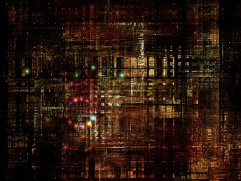 Technological Grunge Texture. Stock Illustration