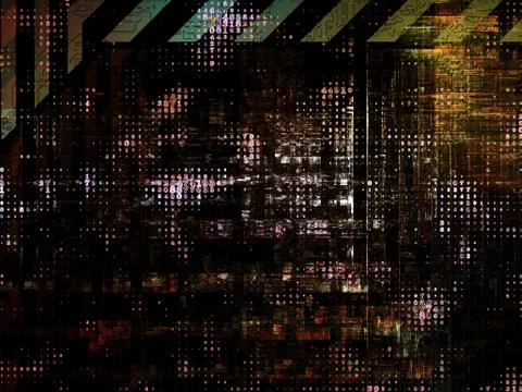 Technological Grunge Texture. イラスト素材