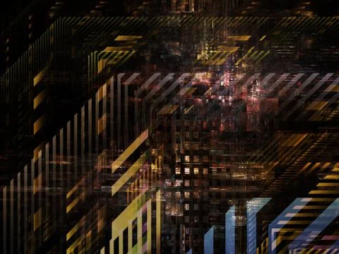 Technological Grunge Texture. Illustrazione stock