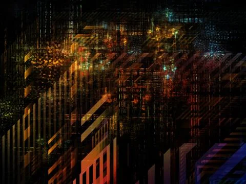 Technological Grunge Texture. Stock Illustration