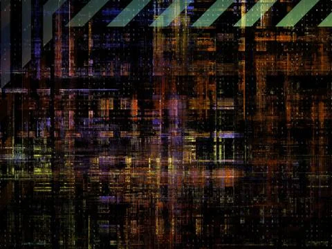 Technological Grunge Texture. Stock Illustration