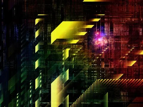 Technological Grunge Texture. Stock Illustration