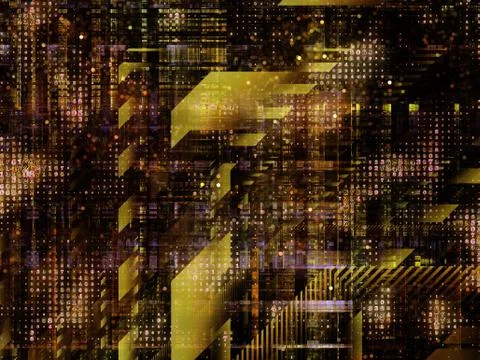 Technological Grunge Texture. Stock-Illustration