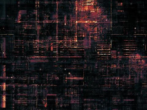 Technological Grunge Texture. Illustrazione stock