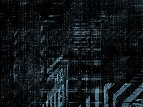 Technological Grunge Texture. Illustrazione stock