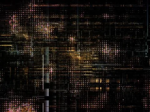 Technological Grunge Texture. Stock-Illustration