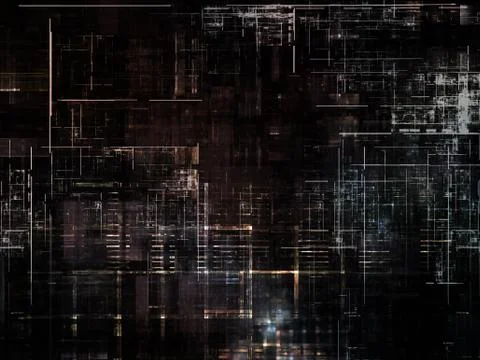 Technological Grunge Texture. Stock Illustration