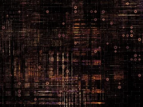 Technological Grunge Texture. Stock Illustration