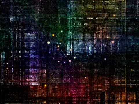 Technological Grunge Texture. Stock Illustration