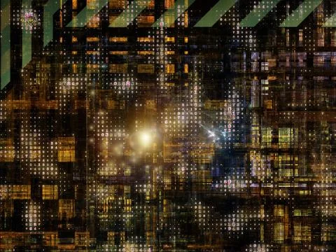 Technological Grunge Texture. Stock Illustration