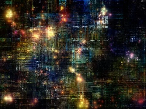 Technological Grunge Texture. Stock-Illustration