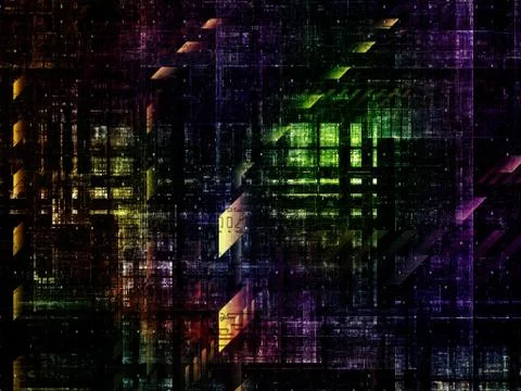 Technological Grunge Texture. Illustrazione stock