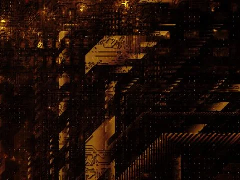 Technological Grunge Texture. 스톡 일러스트