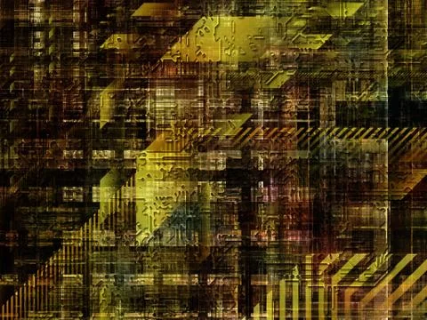 Technological Grunge Texture. 스톡 일러스트