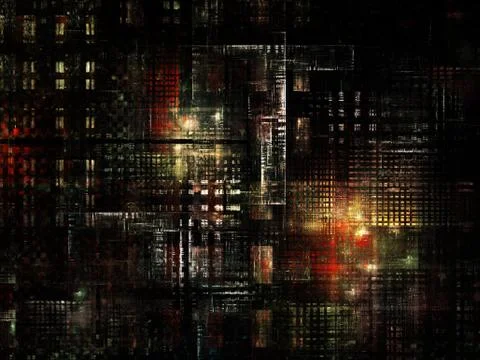 Technological Grunge Texture. Illustrazione stock