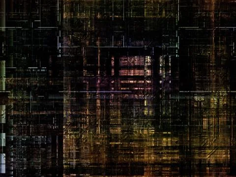 Technological Grunge Texture. Stock Illustration