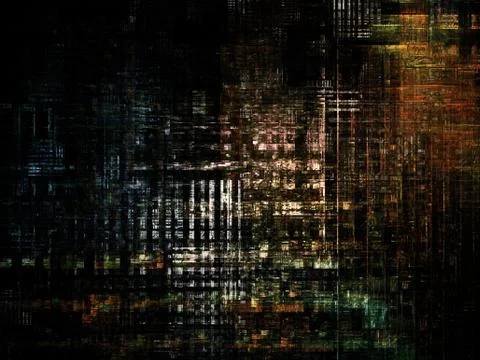 Technological Grunge Texture. Stock Illustration