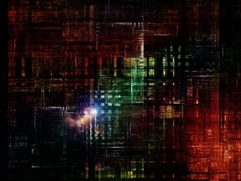 Technological Grunge Texture. Stock Illustration