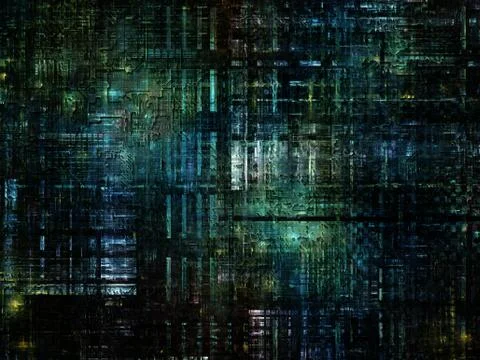 Technological Grunge Texture. Stock Illustration