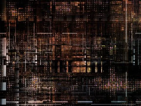 Technological Grunge Texture. Stock Illustration