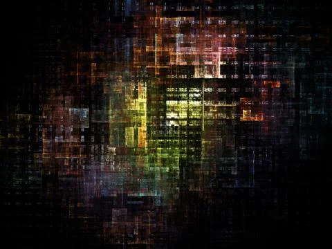 Technological Grunge Texture. Stock Illustration