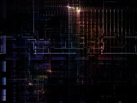 Technological Grunge Texture. Stock Illustration