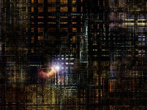 Technological Grunge Texture. Stock Illustration