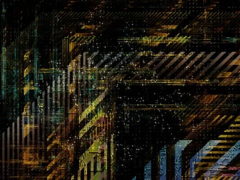 Technological Grunge Texture. Stock-Illustration