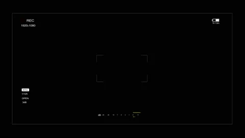 Technological HUD template. Frame HUD element. Stock Footage 202044408