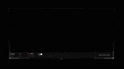 Technological HUD template. Frame HUD element. Stock Footage 202044459
