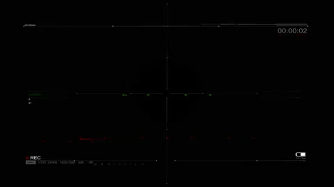 Technological HUD template. Frame HUD element. HUD viewfinder. Stock Footage 202044908