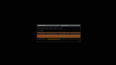 Technological HUD template. Frame HUD element. HUD viewfinder. Stock Footage 238913901