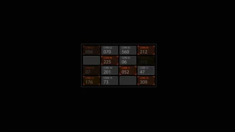 Technological HUD template. Frame HUD element. HUD viewfinder. Stock Footage 238913904