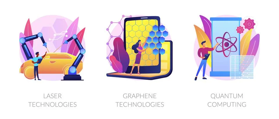 Technological innovation vector concept metaphors Illustrazione stock
