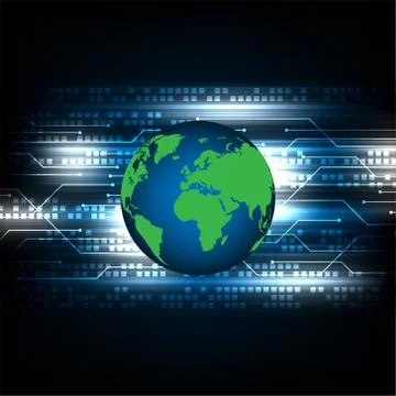 Technological innovation of the world. 스톡 일러스트