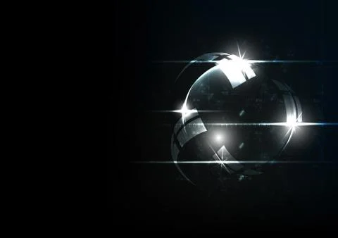 Technological intellectual system abstract background vector Stock Illustration