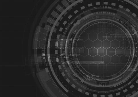 Technological interface access encryption platform abstract background templa Stock Illustration