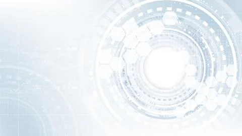 Technological interface bright future system abstract background template vec イラスト素材