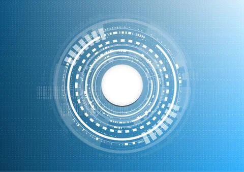 Technological interface connection platform abstract background vector イラスト素材