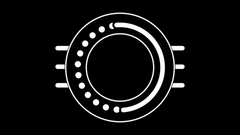 Technological Interface Lens Stock Footage 334367021