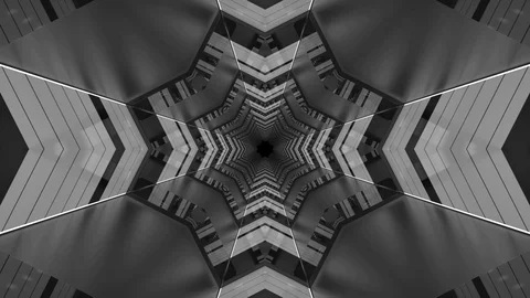 Technological Loop Elegant Corridor Background Stock Footage 107850377