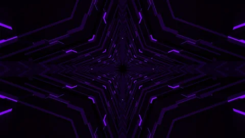 Technological Looped Abstract Background Hallway Video stock 99468823