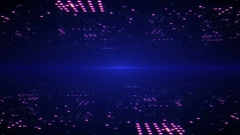 Technological Looping Sci Fi tunnel. Video stock 122501575